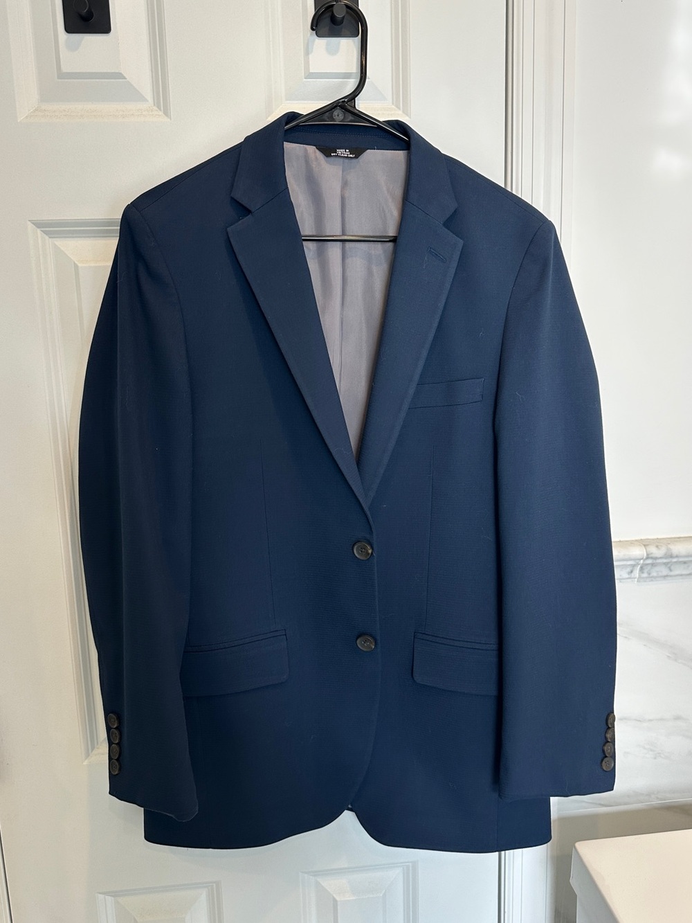 Men’s Haggar H26 Navy Suit Jacket